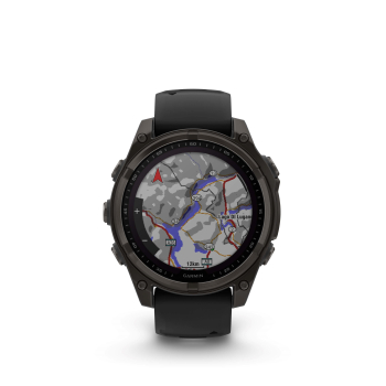 GARMIN Fenix 8 Solar Sapphire, Graphit/Titanium Titan, 47mm (010-02906-11)